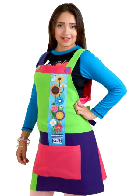 mandiles para educadora BLUESHINE Moda Claus 1