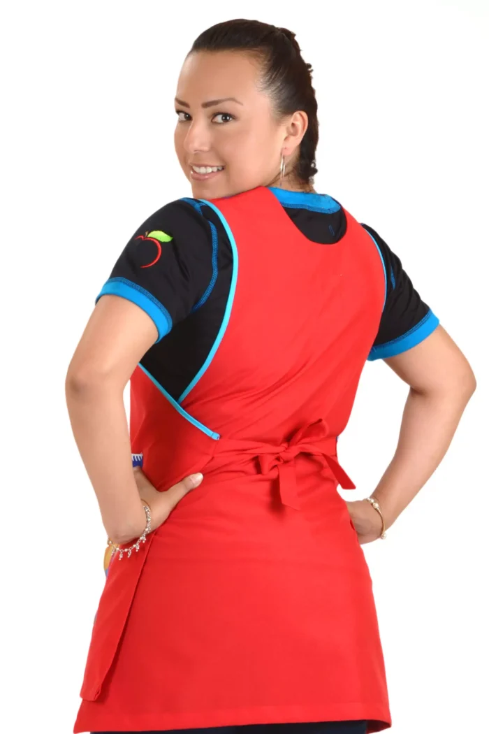 mandil para maestra de preescolar KM0410_ESPALDA