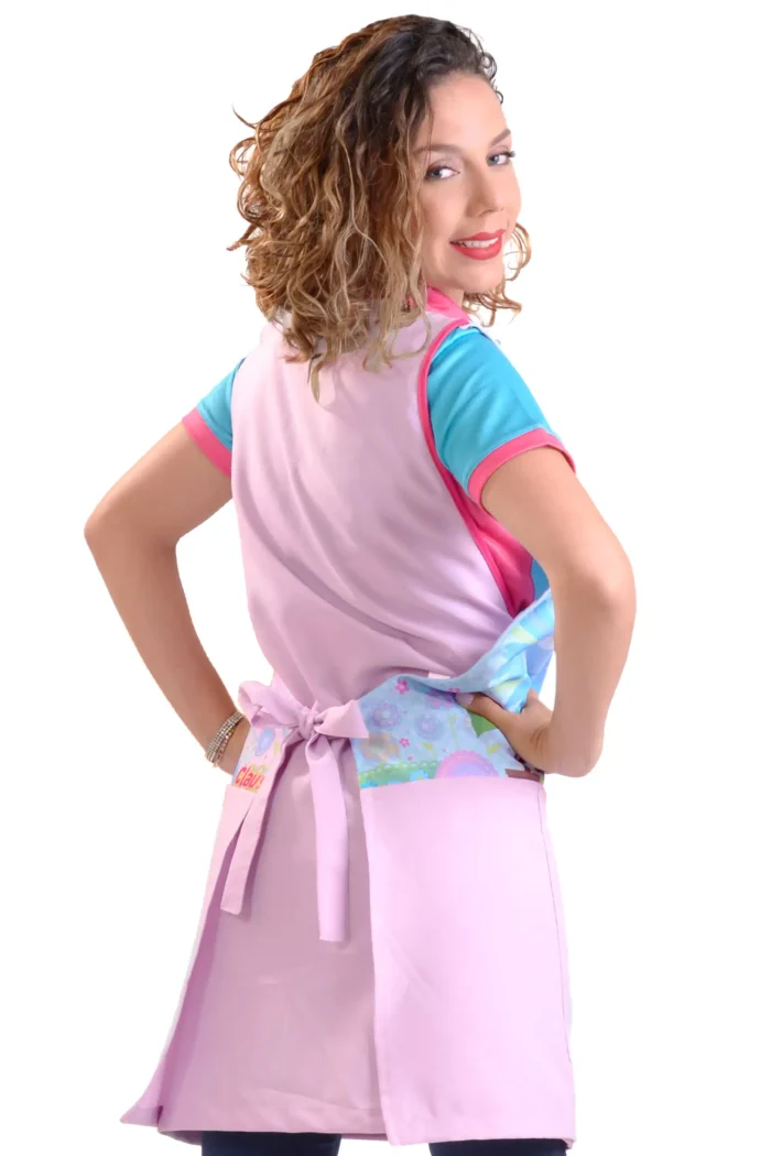 mandil para maestra de kinder ML001_ESPALDA mandil para maestra de kinder ML001_ESPALDA