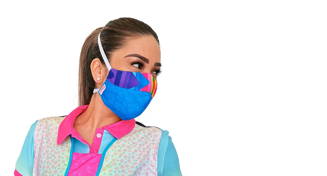 cubrebocas estampados para educadoras 2