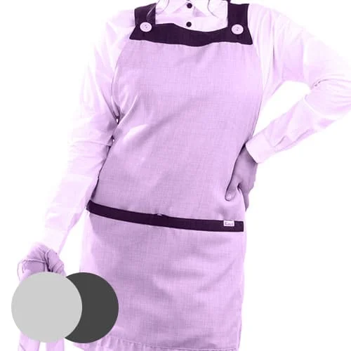 BATAS PARA MAESTRAS EN COLOR GRIS