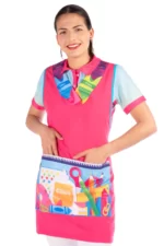 playera polo para educadora con bata