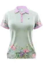 PLAYERA POLO ESTAMPADA PLANTAS