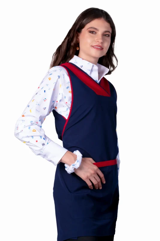 bata para maestra repelente al agua