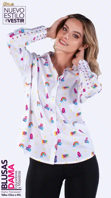 CATALOGO BLUSA DE VESTIR PARA MAESTRAS 2024