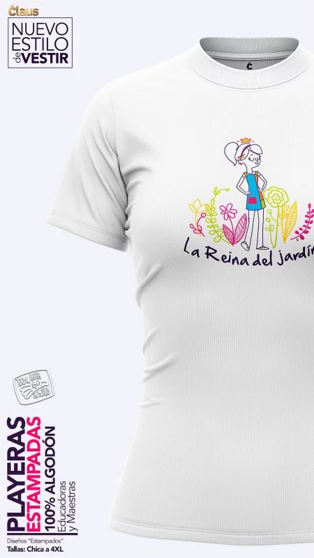 CATÁLOGO PLAYERAS PARA MAESTRAS