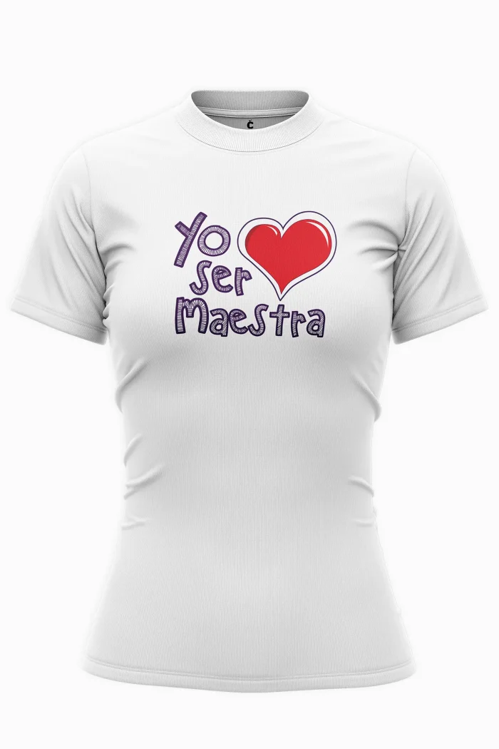 Nuestras playeras para maestras de primaria destacan tu amor por enseñar: 'Amo ser Maestra' 7