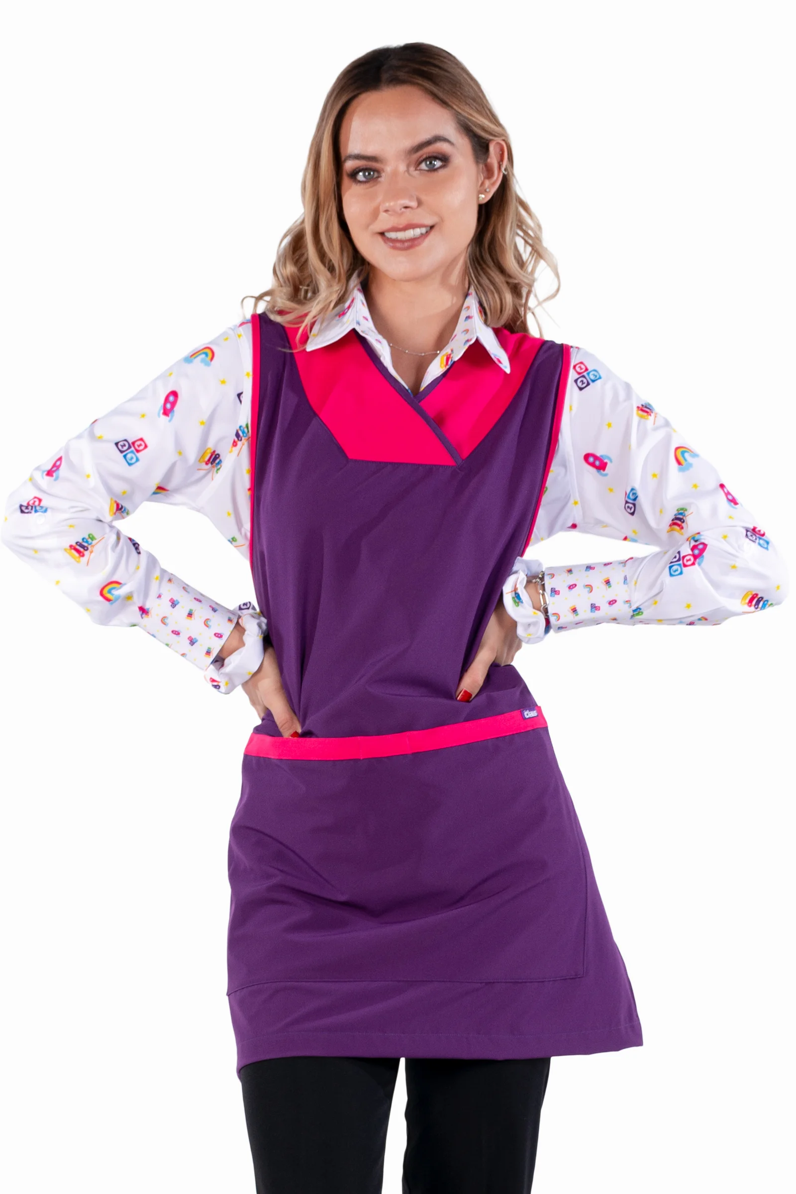 Bata para Maestra con tela repelente 1