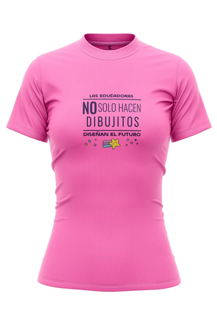 playera para educadora con diseño moderno 5