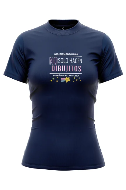 playera para educadora con diseño moderno 1
