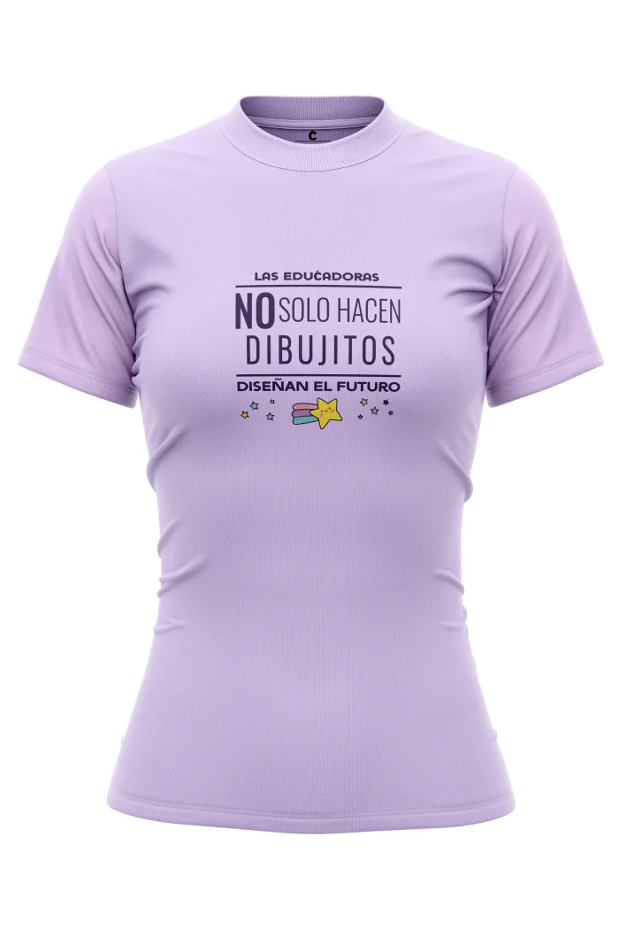 playera para educadora con diseño moderno 3